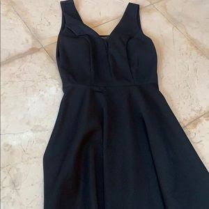 Black skater dress